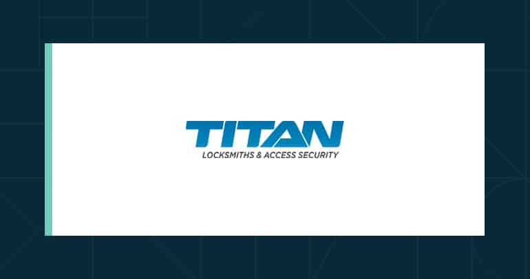Image of the logo of Titan Locksmiths & Access Security Website