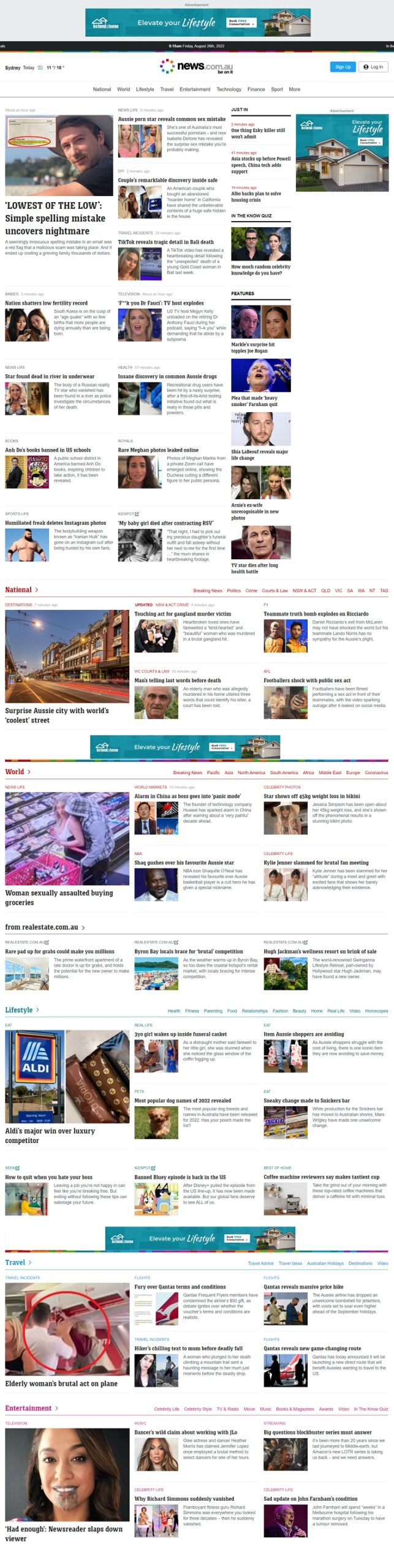 Retargeting advert