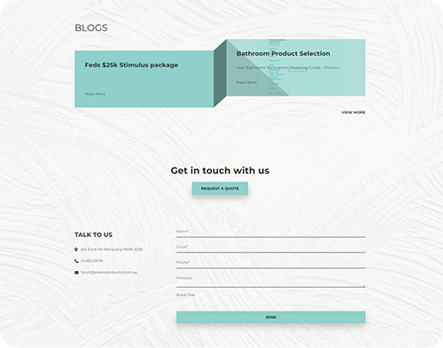 Website design
