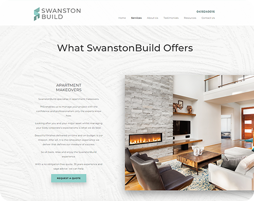 Website design